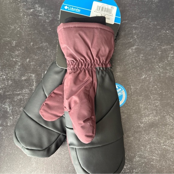 Colombia Women’s Snow Diva Insulated Mitten Maroon Size S NWT $50 - Picture 9 of 13